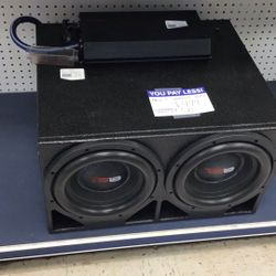 Speaker Box And Amplifier Combo 