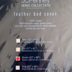Feather Bed Cover 