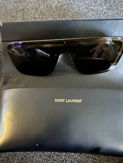 Saint Laurent SL 634 Mask - 006 Gold/Brown Sunglasses