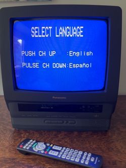 Panasonic PV-M1346 TV VCR/VHS Combo 13” screen