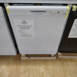 GE 24 in. Built-In Tall Tub Front Control White Dishwasher W/ Sanitize, Dry Boost, 52 dBA