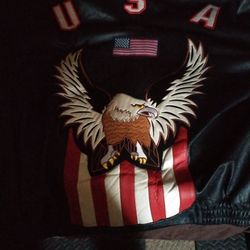 American Eagle Leather Jacket Great Condition Size  Large Extra Large 