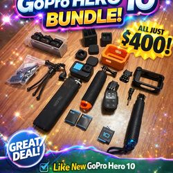 GoPro 10 Black  content creator bundle