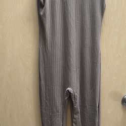 Nude Grey Jumpsuit 