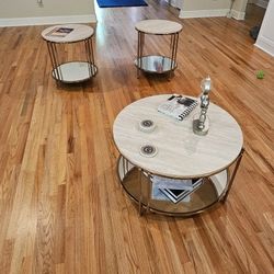 Coffee Table With End Tables 