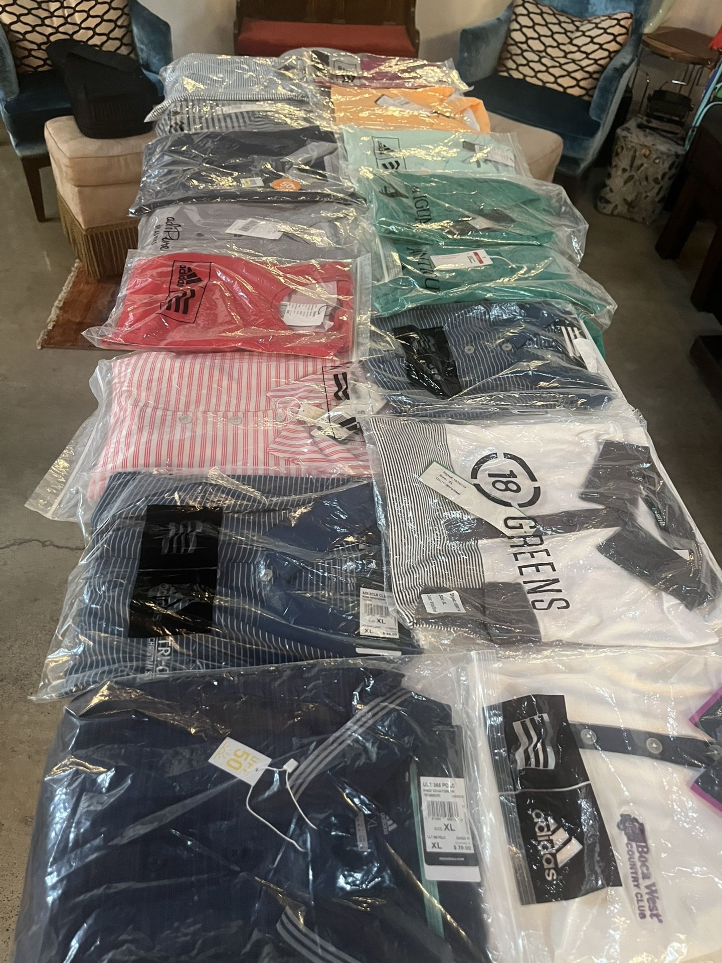 Brand New Golf Polo Shirt Sale! Adidas, Puma, Etc. See Description For Details! 