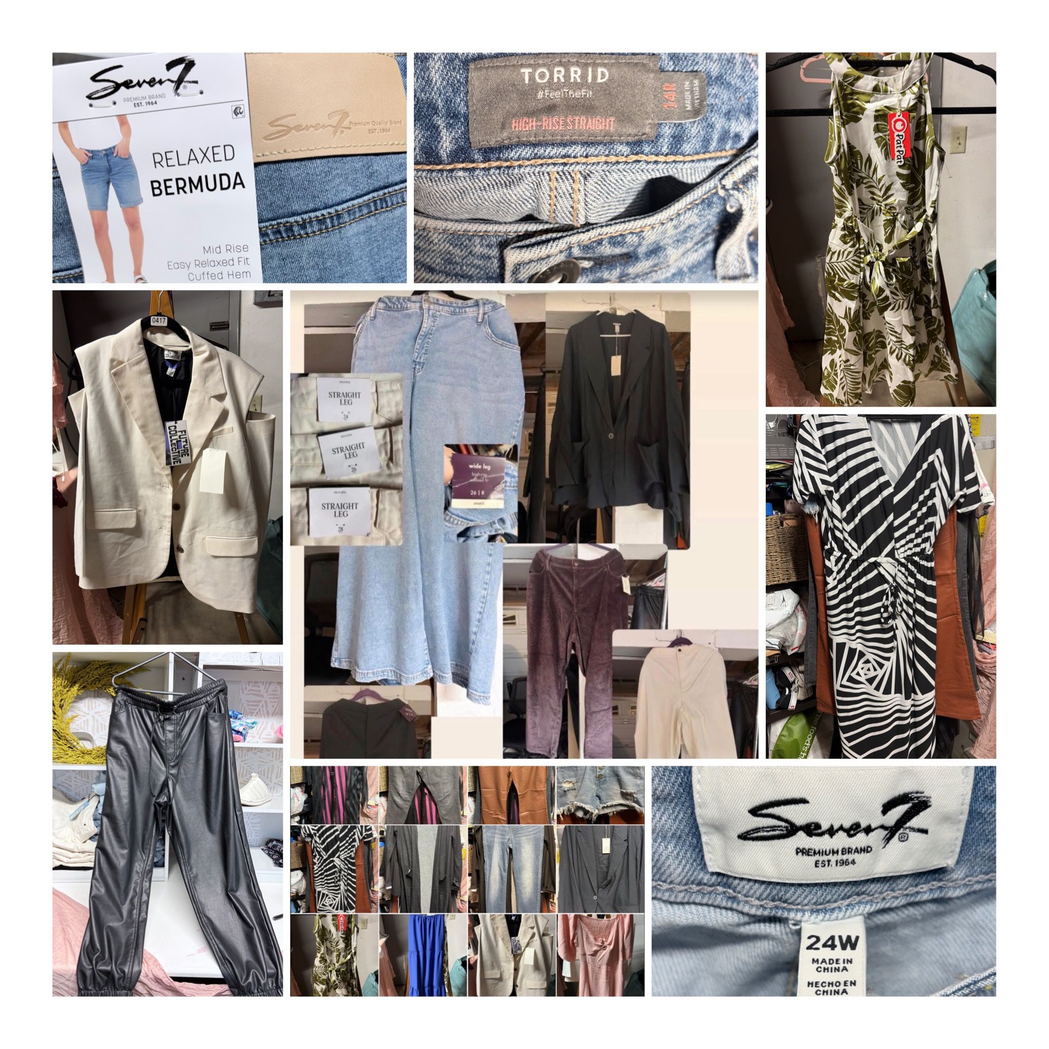 Plus Size And Kids Clothes Pallet (Bundle) Lots