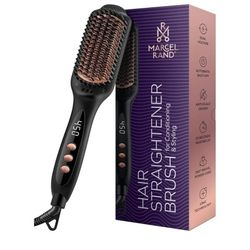 Professional Dual Voltage Hair Straightener Brush