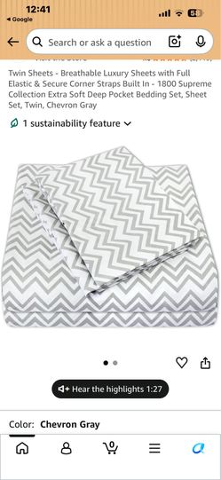 Twin Sheet Set-NEW