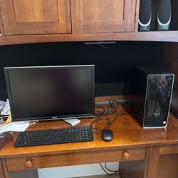 Inspiron Desktop Computer with Monitor, Keyboard, Mouse, and Speakers 