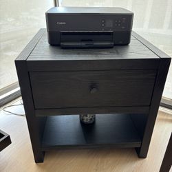 Dark Wood End Table