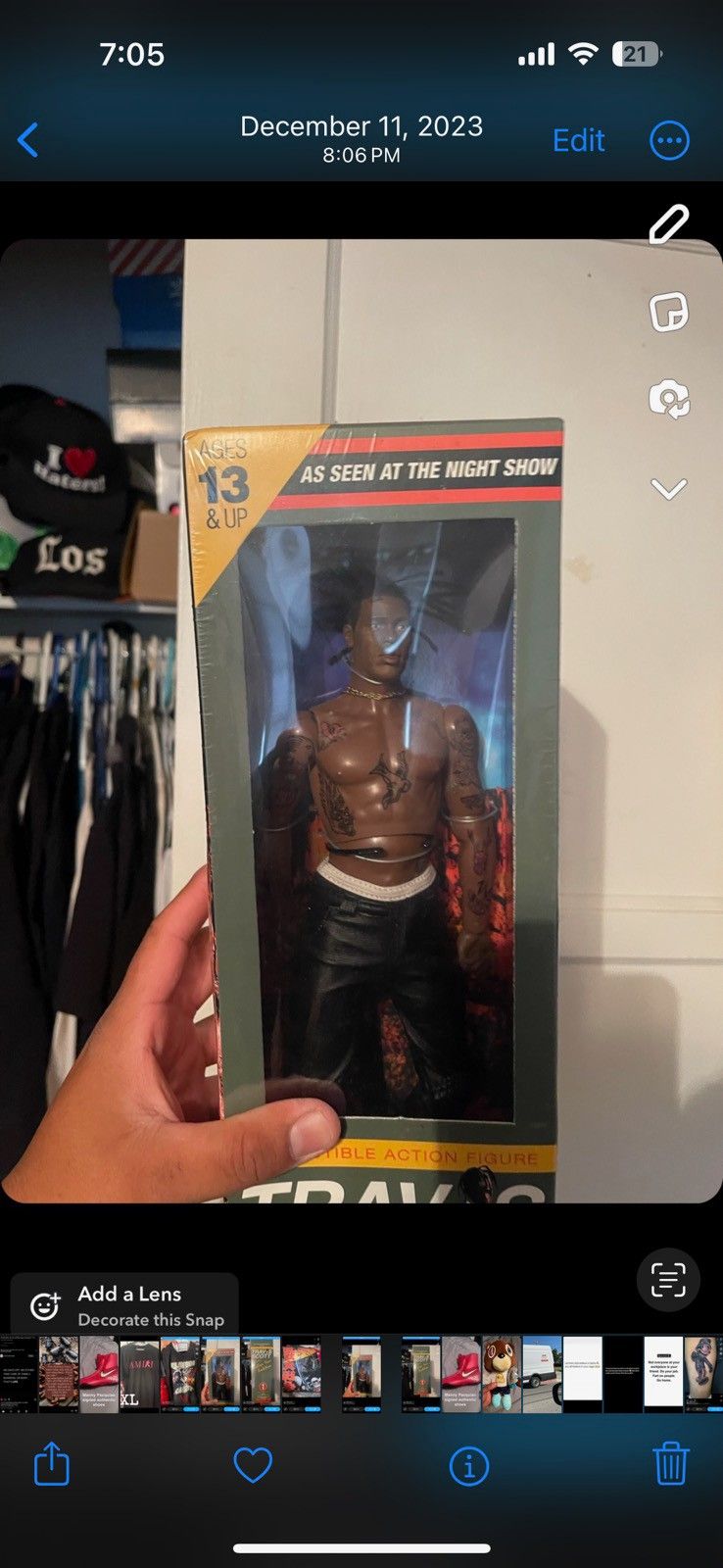 Travis Scott Collectible Figure Authentic New
