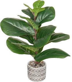 Artificial Fiddle Leaf Fig Tree 18"