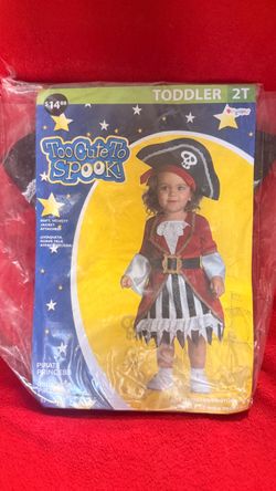 Toddler pirate princess