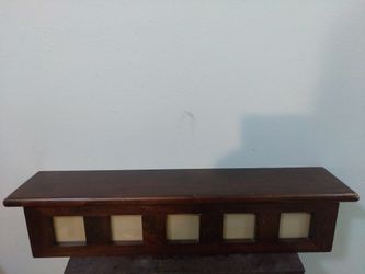 Wooden shelf
