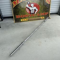 Cap 45Lb Olympic barbell 7ft. $70