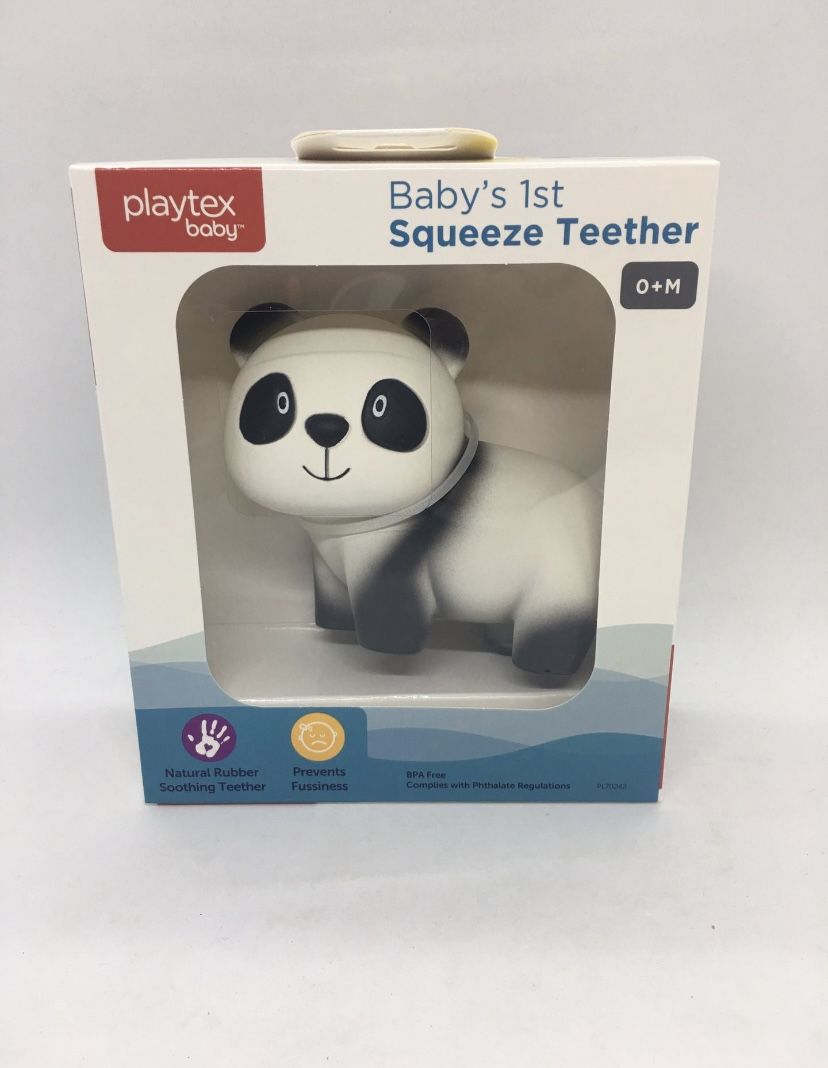 Playtex Baby Baby’s 1st Squeeze Teether Rubber Panda