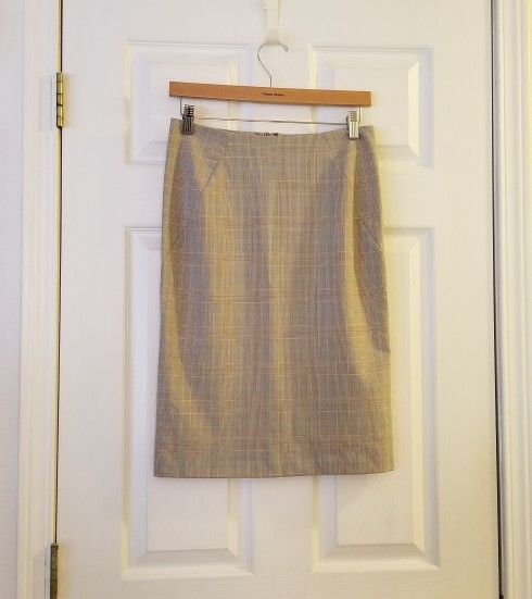 NWT Express Design Studio Suit Plaid Skirt Size 2