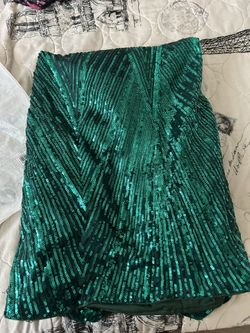 Plus Sized Party Dress-Green 2XL
