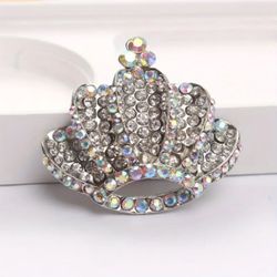 1PC Sparking Rhinestone Crown Pendant/Brooch