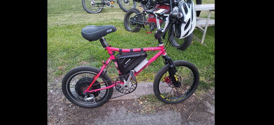 Custom city sized BMX ebike. 1000 w 750 nominal. Class 3.