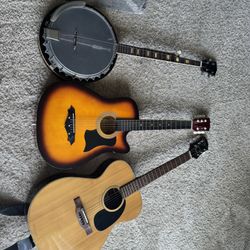 Vintage Drifter Banjo 🪕 Two Guitar 🎸 