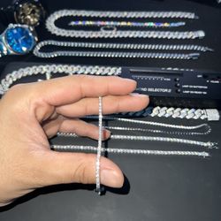 2mm Lab-Grown Moissanite Diamond Tennis Bracelet💎🔥