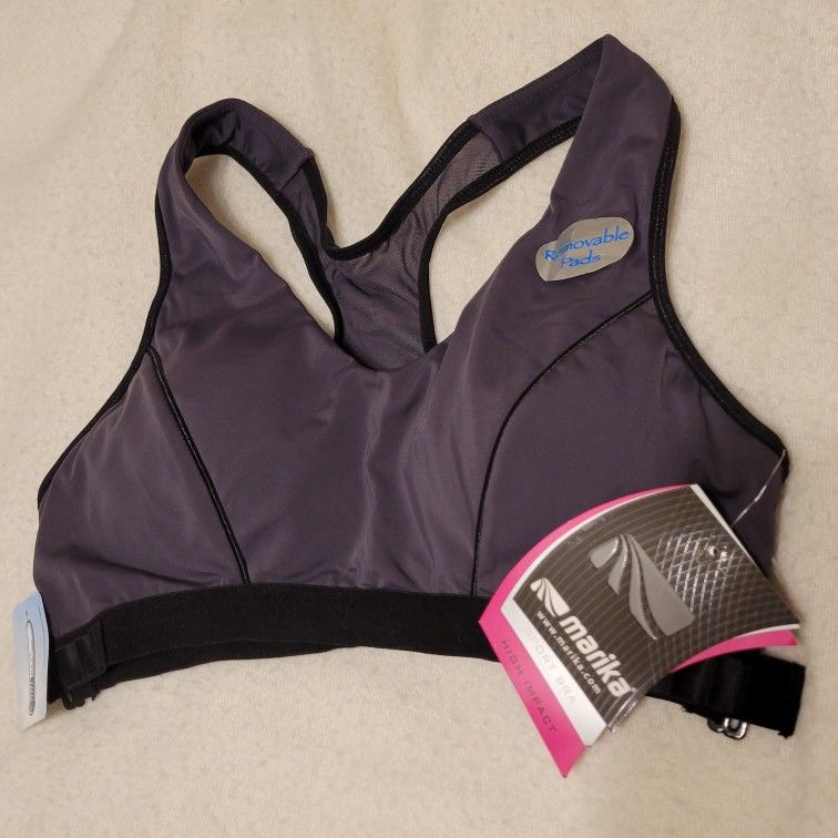 NEW Marika Sports Bra Size Medium Charcoal Gray - Nylon for Sale in Plano,  TX - OfferUp