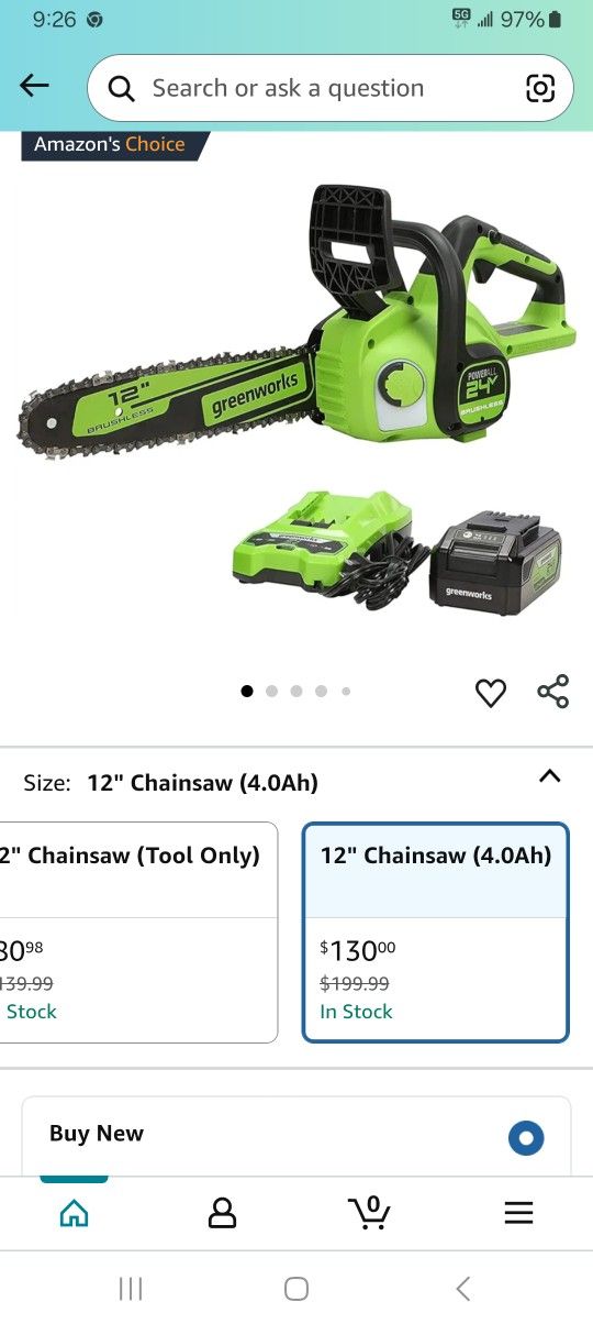 Change Saw $80new