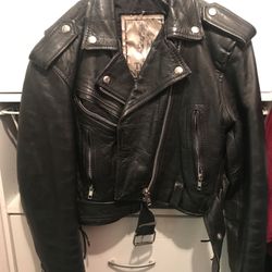 Vintage real leather jacket