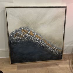 Abstract Glitter Painting 