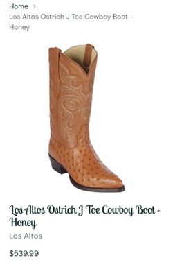 Ostrich women's boot