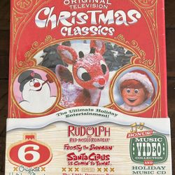 The Original Television Christmas Classics DVD Set of 6 movies + 12 song CD