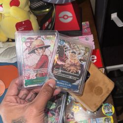 One Piece 13 Singles Monkey D Luffy Cards
