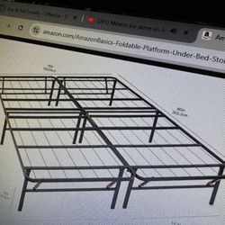 Brand New In Box Cal King Metal Frame