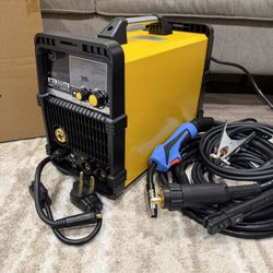 205A MIG Welder, 6 in 1 Gas MIG Gasless Flux Core MIG Stick Lift TIG Spot Welding Machine