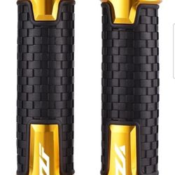 Motobike Handle Grips Motorcycle Handlebar Grips CNC Aluminum Rubber Thruster Cover for YA&MAHA YZF R1R3 R6 R25 R125 250600R Accessories