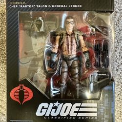 G.I. Joe Classified - Chip “Raptor” Talon & General Ledger