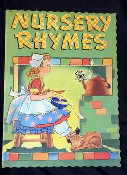 Rare 1941 Children's Book "Nursery Rhymes
