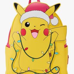Loungefly Pokemon Holiday Pikachu Backpack