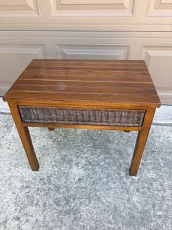 Solid Wood Side Table
