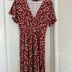 Brand New Women’s Sun Dress, red, size medium♥️