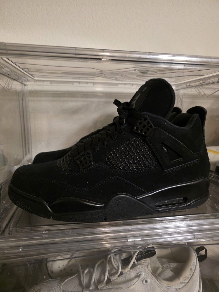 Jordan Retro 4 Black Cat Sz 13