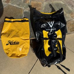Waterproof Dry Bags - 30L Backpack + Hobie