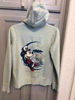 2023 Disney Wish Cruise Line Full Zip Hoodie Size Medium