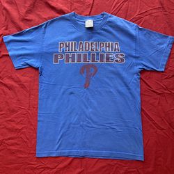 Men's Philadelphia Phillies T-Shirt MLB Size Medium Blue