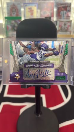 Alexander Mattison autograph /25