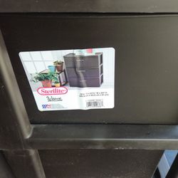 Storage Container (3) Drawers Sterilite 