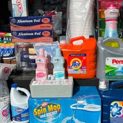 TOILET PAPER, DETERGENT AND MORE