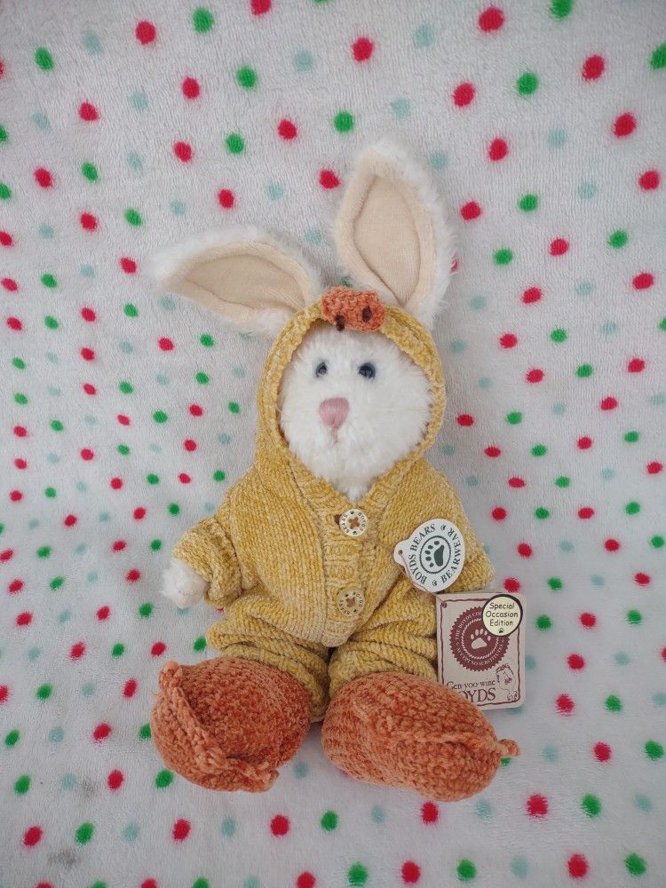 vtg boyds bear Easter bunny 11” special occasion edition graham quackers plush